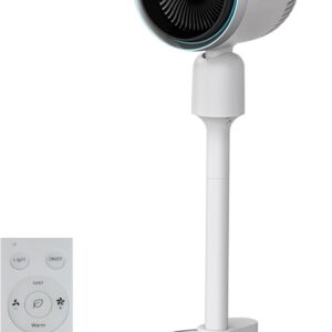 NHC-4810W Cooling & Heating Mist Fan with Humidifier, 3-Speed Fan, Natural Wind Mode, Touch Display & Remote Control, Ultra-Low Noise, Wide Oscillation for Home & Office